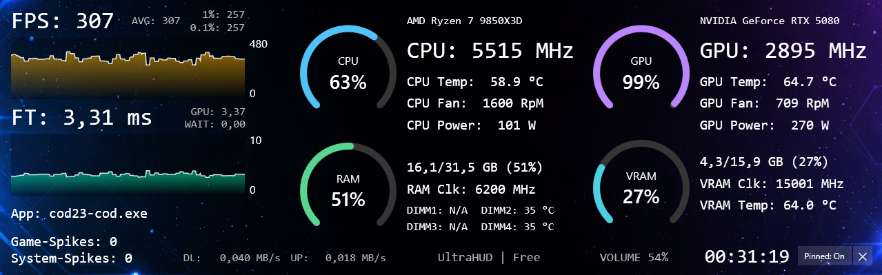 UltraHUD Live Preview